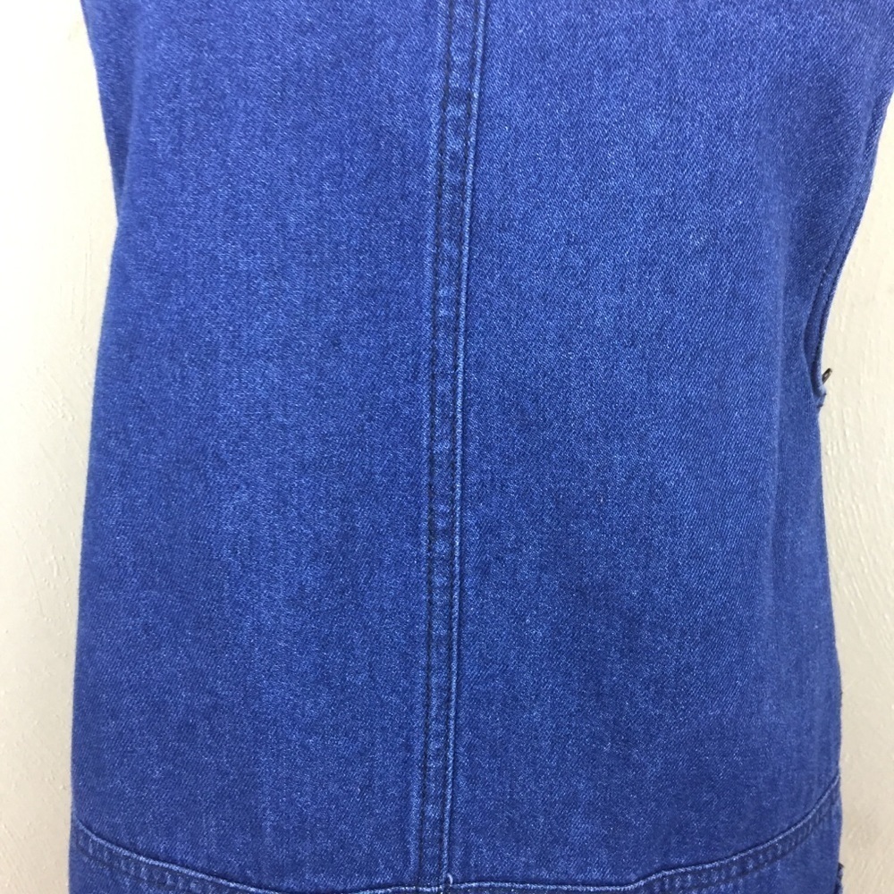 π. π₯. Love Fire. Jean Jumper Dress. Sz L. - Picture 5 of 8
